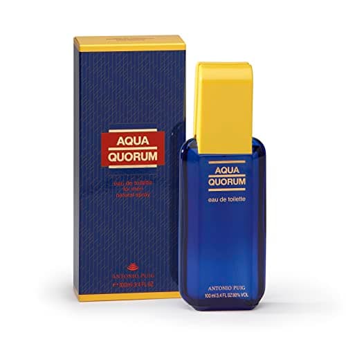 Image of Quorum - Aqua Eau De Toilette For Men - Long Lasting - Fresh, Marine, Virile, Sporty And Casual Scent - Citrus, Marine Breeze, Oak Moss And Wood Notes - Ideal For Day Wear - 100Ml