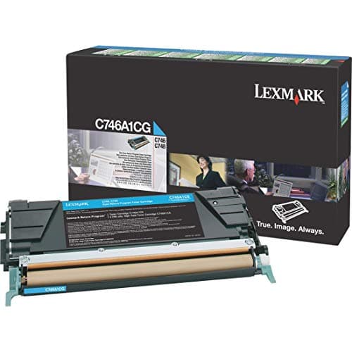 Image of Lexmark C746 Toner Cartridge - Cyan