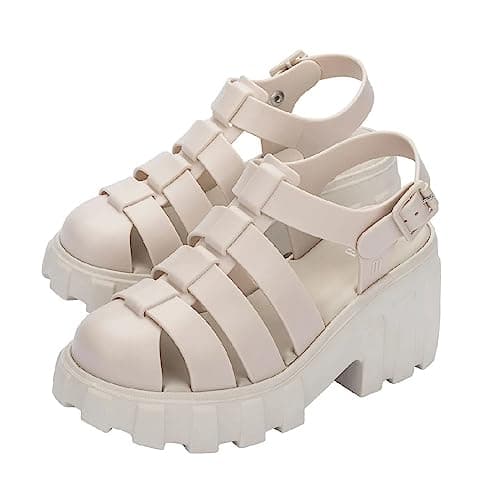 Image of melissa MEGAN AD, Wedge Heels Sandals, Beis,