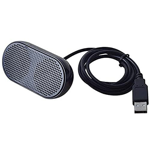 Image of UKHONK Mini USB Speaker Portable Loudspeaker Powered Stereo Multimedia Speaker for Notebook Laptop PC(Black)