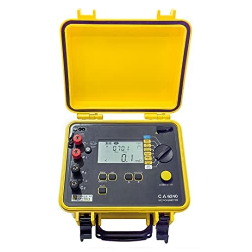 Image of Chauvin Arnoux CA6240 Test Equipment Microhmmeter comes with 10 A leads, P01101794