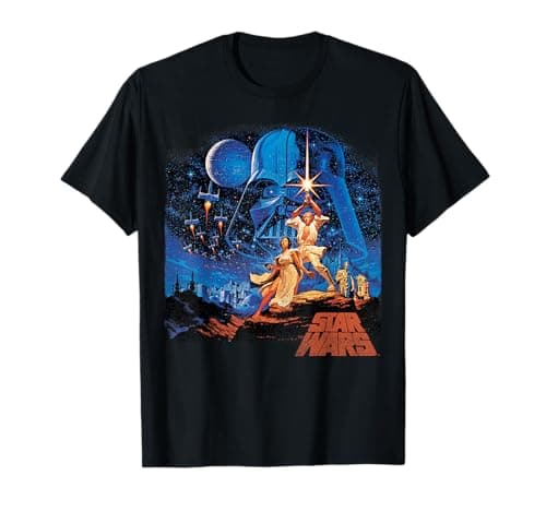 Image of Star Wars Group Shot Compilation Poster T-Shirt