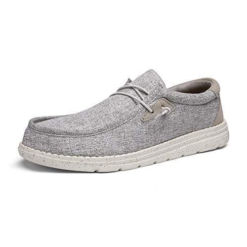 Image of Bruno Marc Mens Lightweight Breathable Comfort Casual Design Slip-on Loafers Stretch Shoes,Size 8,Beige,BLS211