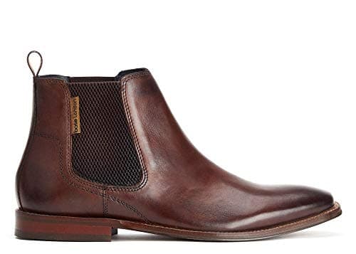 Image of Base London SIKES WASHED BROWN Men's Chelsea Boots 42