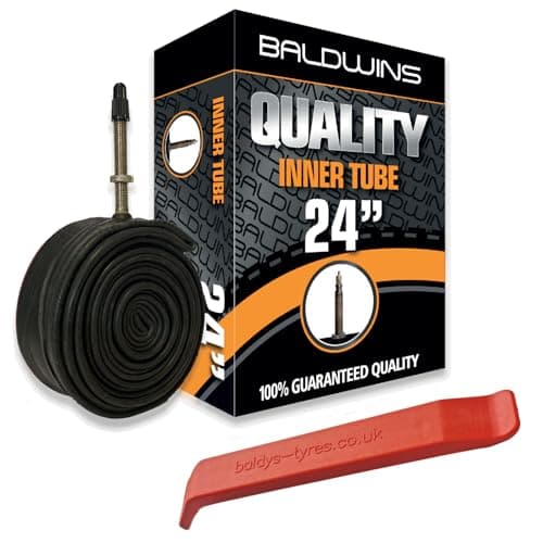 Image of Baldwins Bike Inner Tube 24 x 1.0 Presta Valve & BALDY'S TYRE LEVER