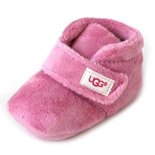Image of UGG Unisex Baby Bixbee and Lovey Fashion Boot, Bubblegum, 4 UK Child
