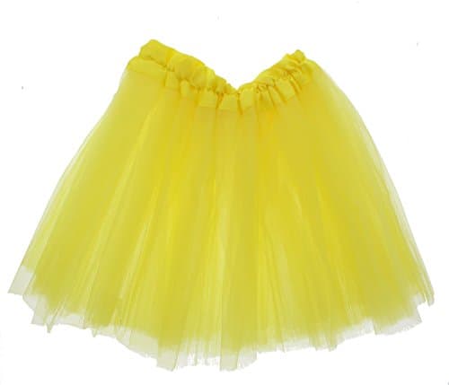 Image of Zac's Alter Ego Lady Girls Women Tutu Skirt Skirts Fancy Dress Party Hen Party Yellow