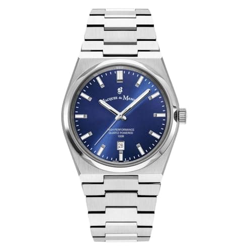Image of B JACQUES DU MANOIR Men Analog Quartz Watch with Stainless Steel Strap JWG03502