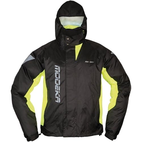 Image of Modeka AX Dry II Motorcycle Rain Jacket with Hood XL