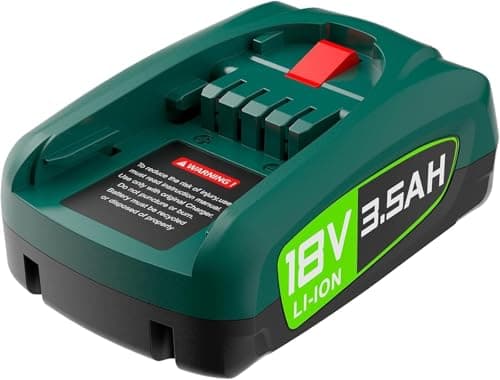 Image of 18V 3500mAh Replacement Battery Compatible with Bosch PBA Battery Series, Works with PBA, PSB, PSR 18V Cordless Tools, Green Tools Home & Garden System, and Gardena 18V Gardening Tools