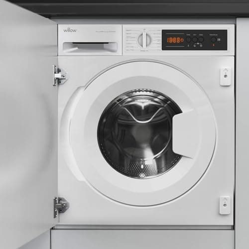 Image of Willow WWM814BI 8kg 1400 RPM Integrated Washing Machine, Built In Washing Machine with Aquaball Feature, 15 Washing Programmes, Allergy Safe, Eco, Front Loading