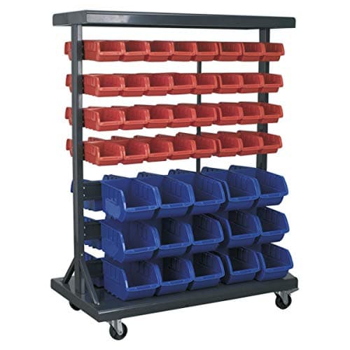 Image of Sealey Tps94 Mobile Bin Storage System With 94 Bins