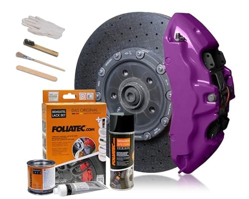 Image of FOLIATEC FT2179 Brake Caliper Paint Lacquer, Deep Violet, Set of 3, Deep-Purple