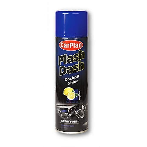 Image of CarPlan FSC506 Flash Dash Satin Dashboard Shine Interior Cleaner Citrus 500ml x2