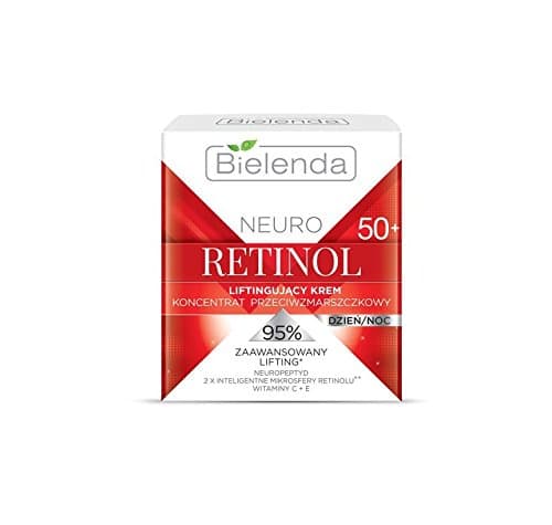 Image of Bielenda Neuro Retinol Lifting Anti Wrinkle Cream Concentrate 50+ Day Night 50ml