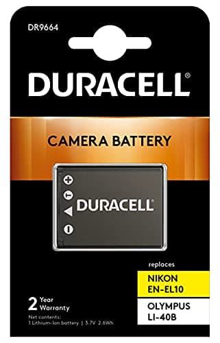 Image of Duracell Replacement Digital Camera Battery For Nikon EN-EL10 DR9664