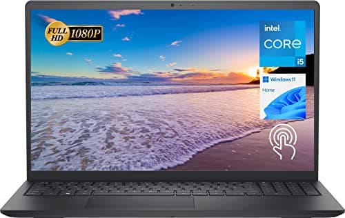 Image of Dell Inspiron 15 3511 Laptop, 15.6" FHD Touchscreen, Intel Core i5-1035G1, 32GB RAM, 1TB PCIe NVMe M.2 SSD, SD Card Reader, Webcam, HDMI, WiFi, Windows 11 Home, Black