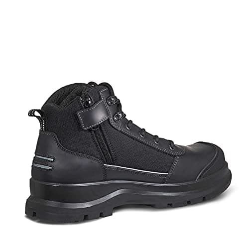Image of Carhartt Men's Detroit Rugged Flex™ Reflective S3 Zip Safety Boot, Black, 42