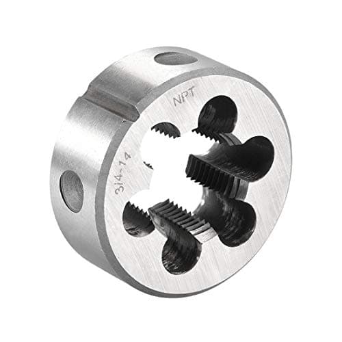 Image of sourcing map 3/4"-14 NPT Round Die, Machine Thread Right Hand Threading Die, High Speed Steel (HSS) Screw Thread Cutting Die