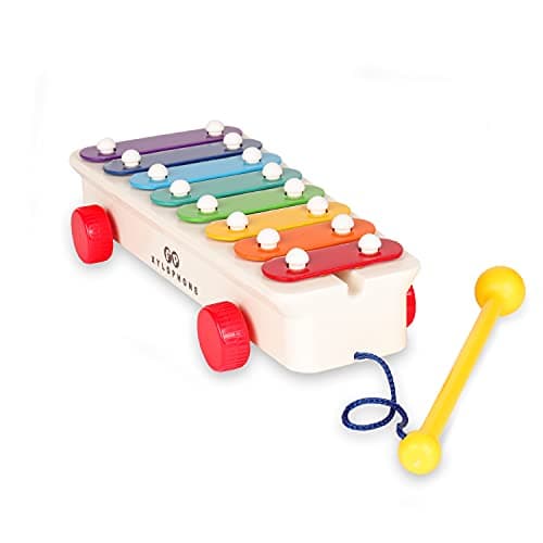 Image of Fisher Price Classics | Pull-a-Tune Xylophone| Learn to Walk with Interactive Toy Features, Classic Musical Toy Suitable for Boys and Girls Ages 12 Months+ | Basic Fun 1702