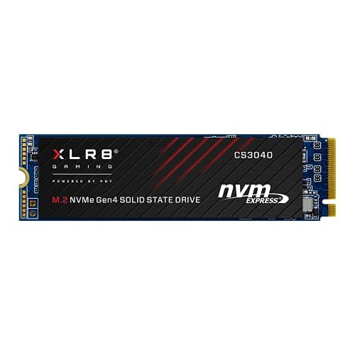 Image of PNY XLR8 CS3040 M.2 NVMe Gen4 x4 Internal Solid State Drive (SSD) 500GB, Read Speed up to 5600 MB/s, Write Speed up to 2600 MB/s
