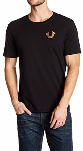Image of True Religion Men's Big Buddha Tee T Shirt, Black, L UK