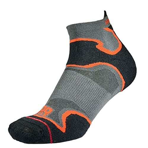 Image of 1000 Mile Men's 2023bl Socks, Black/Orange, L UK