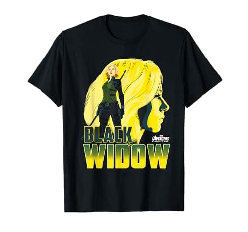Image of Avengers Infinity War Black Widow Character T-Shirt