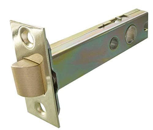 Image of Frelan Architectural Quality Locks Double Sprung Tubular Latch Polished Brass - Satin Chrome PB/SC 150mm JL6666S-150