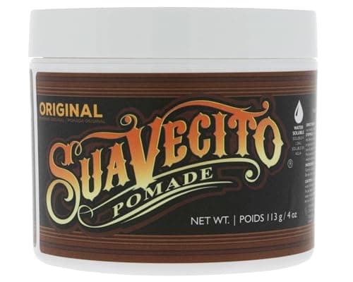 Image of Suavecito Pomade Original Hold, Medium Hold Hair Pomade For Men, Medium Shine Water Based Wax, Easy To Wash Out, All Day Hold For All Hairstyles, 4oz/113g