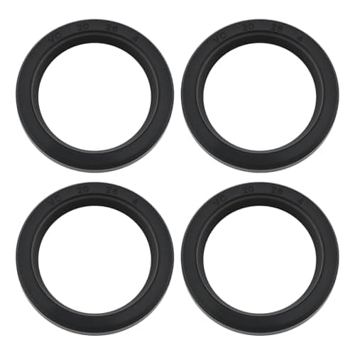 Image of Create idea 4pcs Oil Seal TC 20x26x4mm NBR Shaft Seal for Motor Pump Gearbox Automotive Applications
