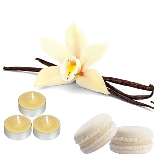 Image of Prices Scented Tealight Candles 25 Pack 4hr Burn Time for Wedding Dinner Birthday Party (Vanilla Macaron 0329)
