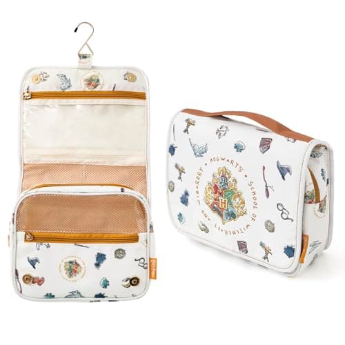 Image of Grupo Erik Hanging Toiletry Bag - Harry Potter Gifts Under 20 Pounds | Travel Toiletry Bag Waterproof with Hook, Cosmetic Bags Makeup, Toiletries Travel Organiser | Harry Potter Merchandise