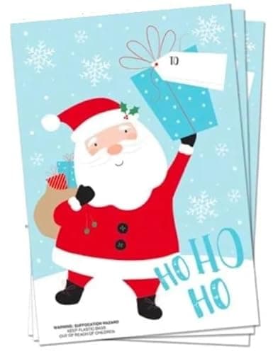 Image of Decsee Set of 3 Giant Christmas Santa Sacks Gift Bags Xmas Sack Fill Toys Kids Eve Stocking - Supersize 75cm x 50cm each