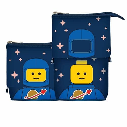 Image of IQ LEGO Minifigures Pop Up Pencil Case - Blue Spaceman (53389)