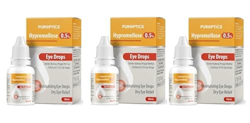 Image of Puroptics Hypromellose 0.5% Eye Drops for Dry Eyes - Itchy Eye Drops Treatment to Refresh and Relieve Tired & Dry Eyes | Lubricating Eye Drops for Irritated Itchy Dry Eyes (3)