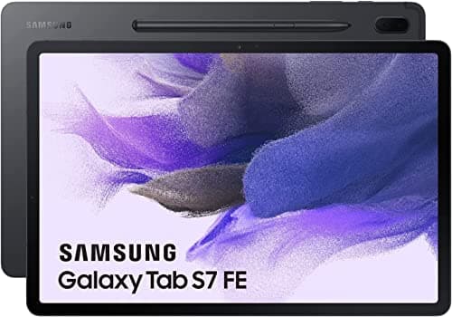 Image of Samsung Galaxy Tab S7 FE 64GB 5G, Black (Spanish Version) (Renewed)