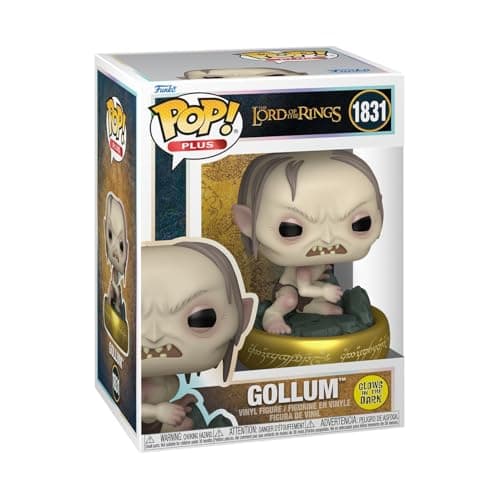Image of Funko POP! Plus: Lord of the Rings - Gollum - Glow in the Dark - Collectable Vinyl Figure - Gift Idea - Official Merchandise - Toys For Kids & Adults - Model Figure for Collectors and Display