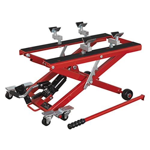 Image of Sealey Mc4500 Motorcycle & Quad Scissor Lift 500Kg Capacity Hydraulic