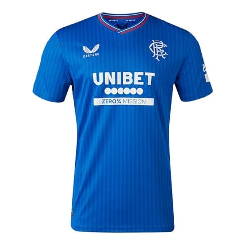 Image of Castore Mens Rangers Home Shirt 2023 2024 Adults Blue L