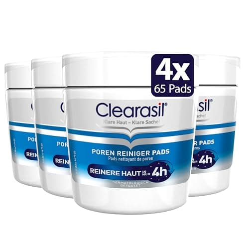 Image of Clearasil 5-in-1 65 Ultra Cleaning Pads Pack of 4