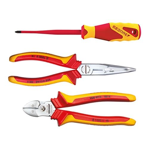 Image of Gedore VDE 1102 – 005 Assortment of Pliers VDE 3 Pzas in L-Boxx Mini