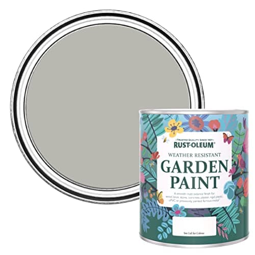 Image of Rust-Oleum Grey Mould Resistant Garden Paint in Matt Finish - Grey Tree 750ml
