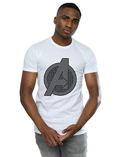 Image of Marvel Men's Avengers Endgame Iconic Logo T-Shirt White XX-Large