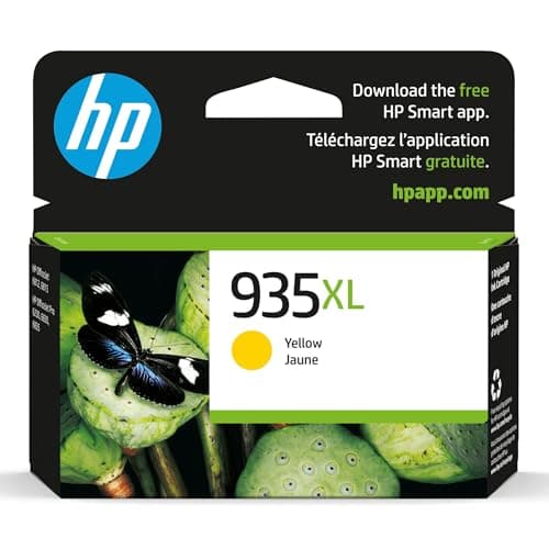 Image of HP 935XL Yellow High-yield Ink Cartridge | Works OfficeJet 6810; OfficeJet Pro 6230, 6830 Series | C2P26AN