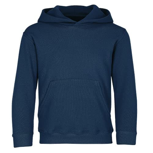Image of Fruit of the Loom Childrens Unisex Hooded Sweatshirt/Hoodie (12-13) (Deep Navy)