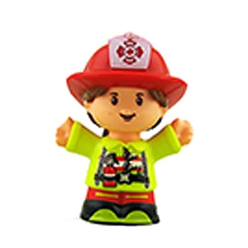 Image of Replacement Part for Fisher-Price Little People Helping Others Firetruck Playset - FMN98 ~ Replacement Fire-Fighter Figure