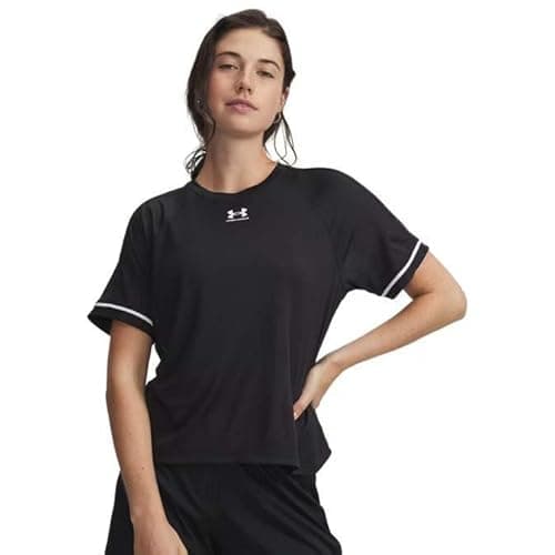 Image of Under Armour UA W Challenger Boxy SS - Black / / White - SM