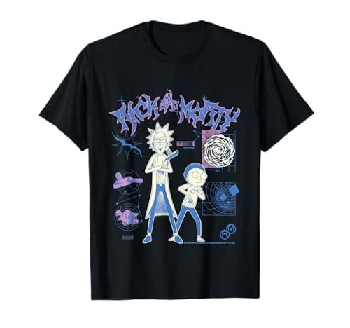 Image of Rick and Morty Merch Cosmic Adventure T-Shirt