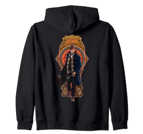 Image of Fantastic Beasts and Where to Find Them Newt Scamander Zip Hoodie
